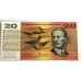 AUSTRALIA 1966 . TWENTY 20  DOLLARS BANKNOTES . COOMBS/WILSON . CONSECUTIVE FOUR